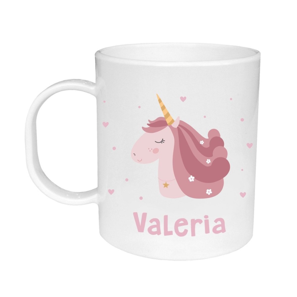 TAZA DE PLASTICO TUTETE UNICORNIO