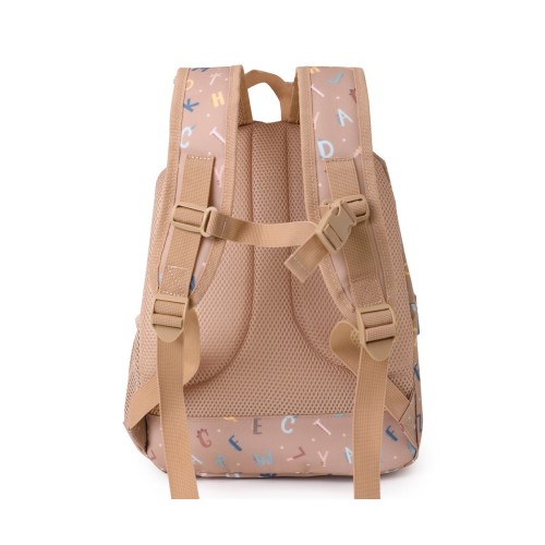 MOCHILA MEDIANA ESCOLAR FUNNY LETTERS