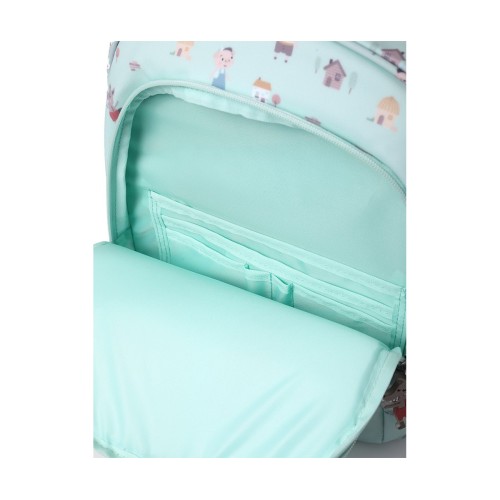 MOCHILA MEDIANA ESCOLAR LOS 3 CERDITOS