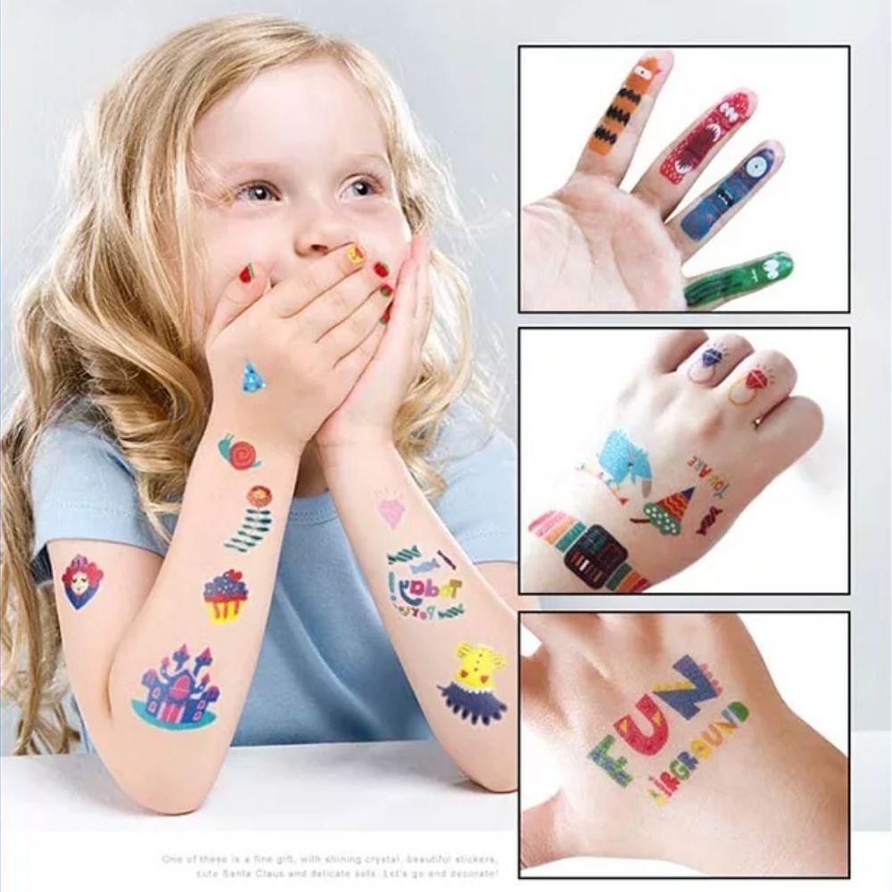 SET STICKERS UÑAS Y TATTOOS