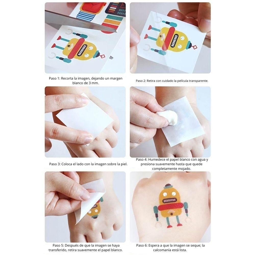 SET STICKERS UÑAS Y TATTOOS