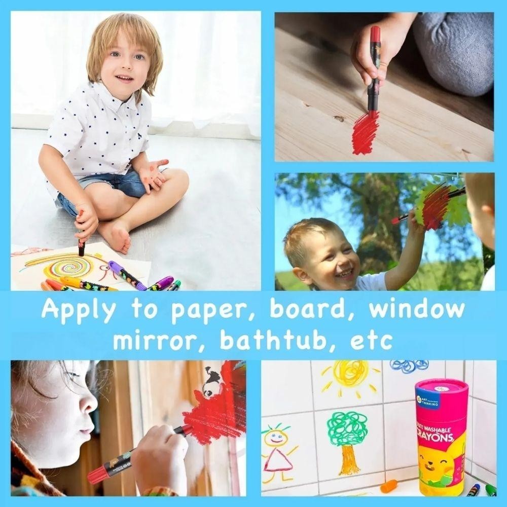 CRAYÓN SUAVE LAVABLE (6 UD.)