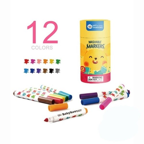 ROTULADORES LAVABLES (12 UD.)