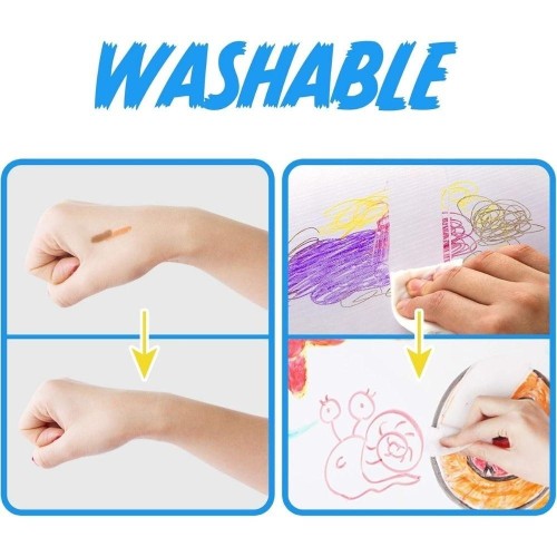 ROTULADORES LAVABLES (12 UD.)