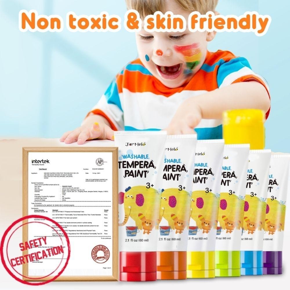 BOTE PINTURA DE DEDOS (6 UD.)