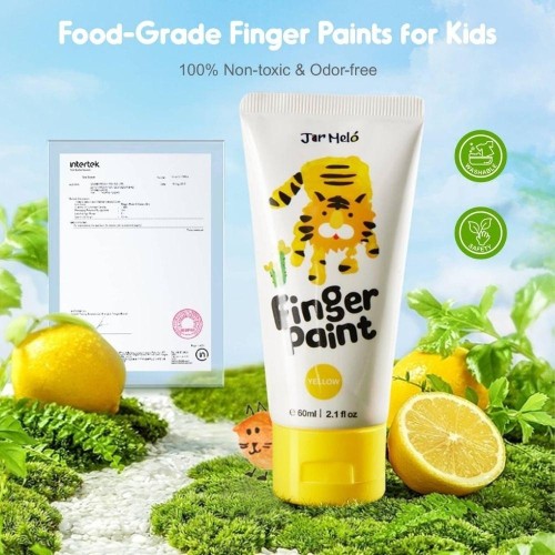 BOTE PINTURA DE DEDOS (6 UD.)