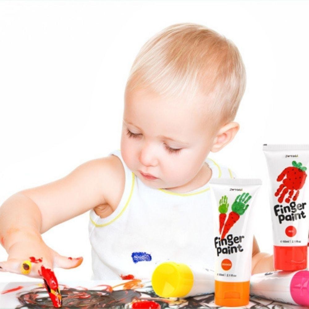 BOTE PINTURA DE DEDOS (6 UD.)