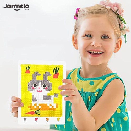 CUADERNO PIXEL ART ANIMAL WORLD