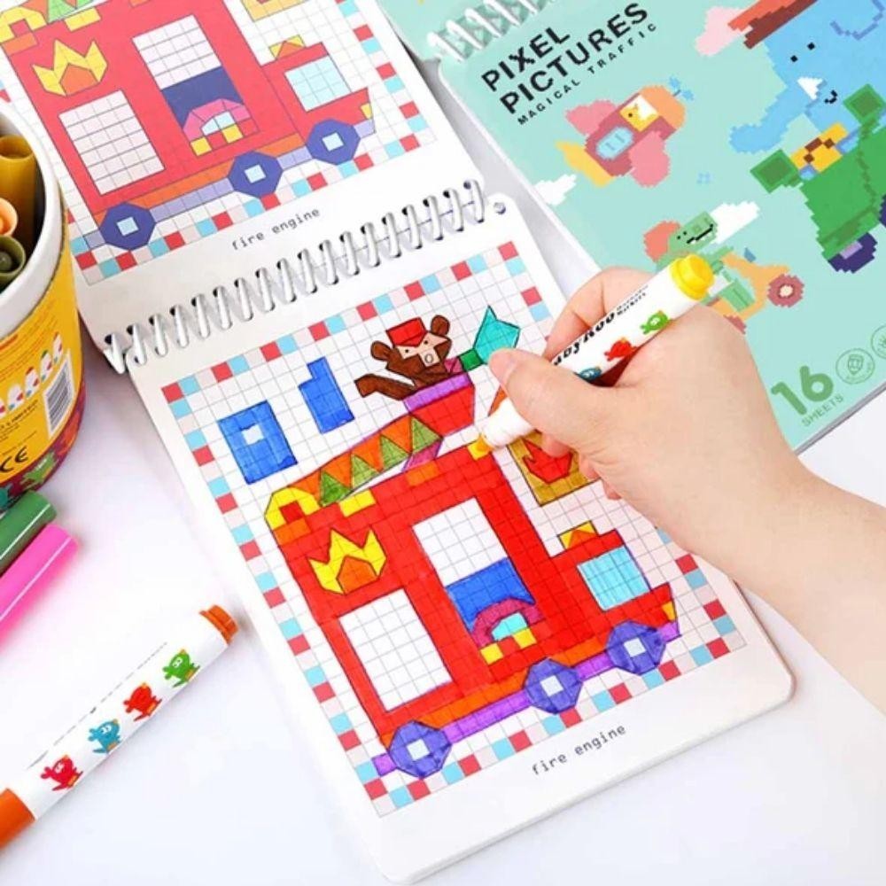 CUADERNO PIXEL ART MAGICAL TRAFFIC