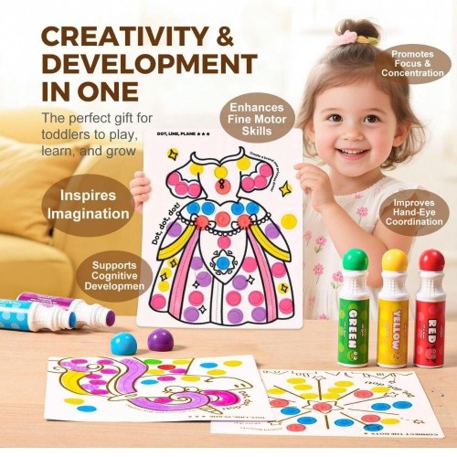 SET CREATIVO MARCADORES DE PUNTOS