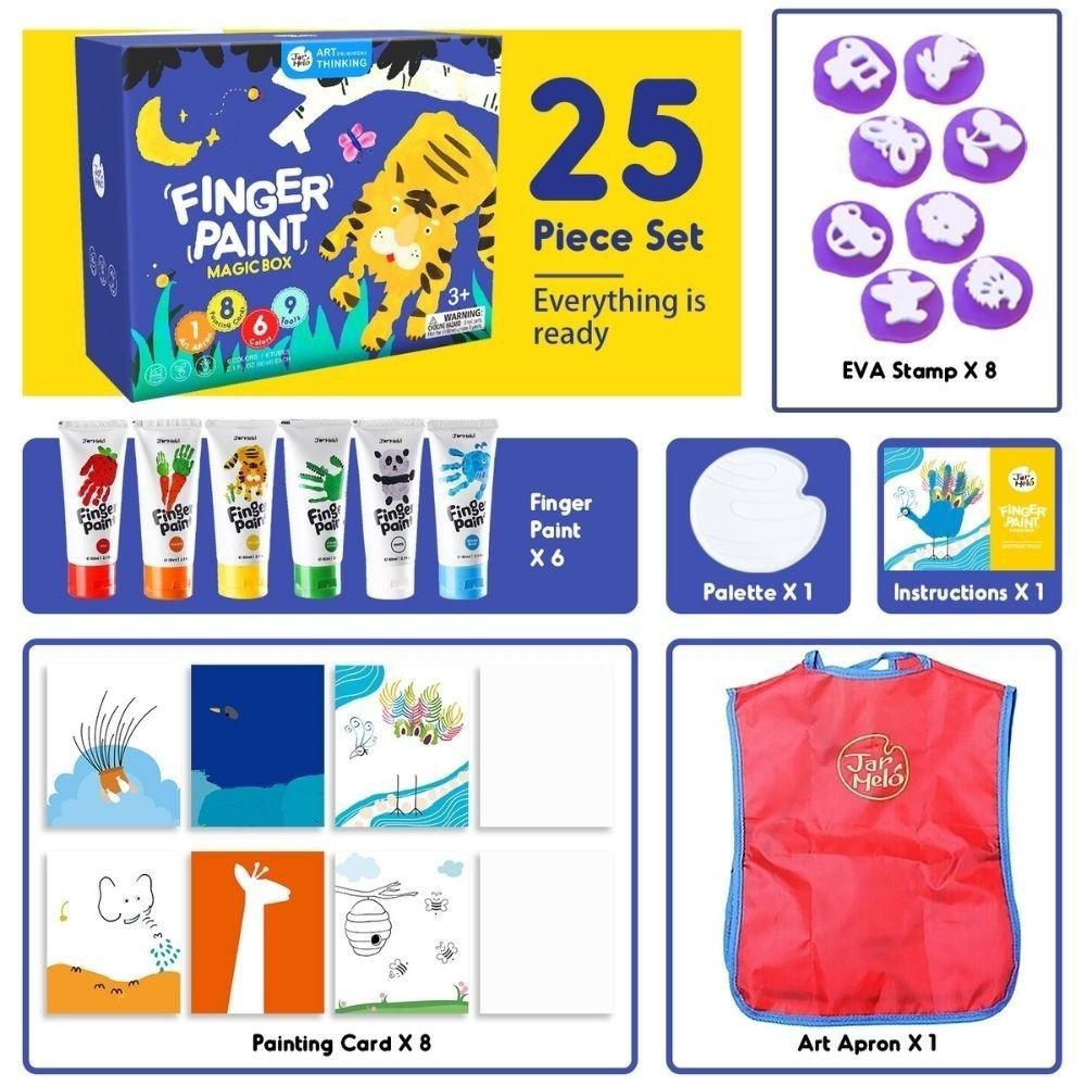 SET CREATIVO PINTURA DE DEDOS 2