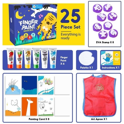 SET CREATIVO PINTURA DE DEDOS