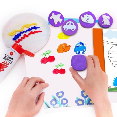 SET CREATIVO PINTURA DE DEDOS