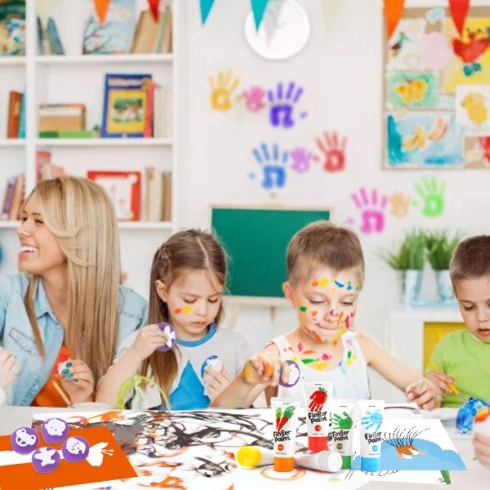SET CREATIVO PINTURA DE DEDOS