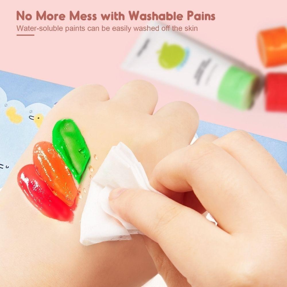 PINTURA DE DEDOS PERFUMADA 12U