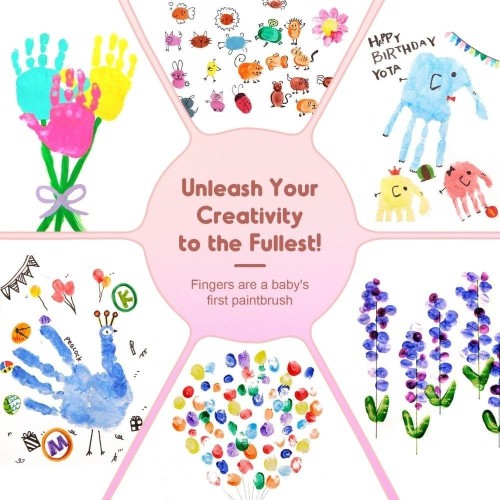 PINTURA DE DEDOS PERFUMADA 12U