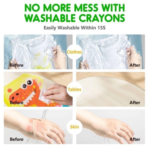 CRAYÓN ULTRA SUAVE LAVABLE (24 un.)