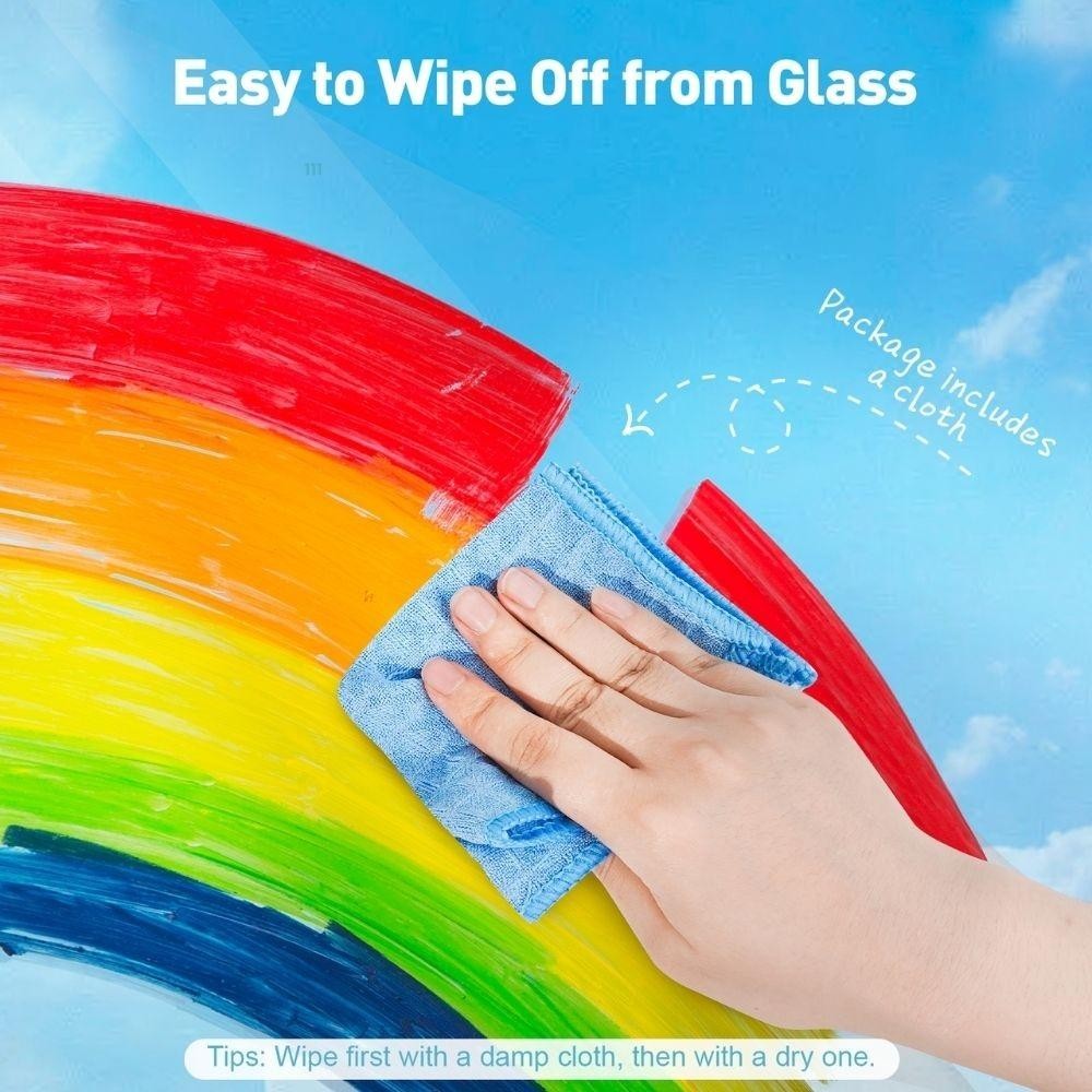 CRAYONES PARA CRISTAL, AZU 6U