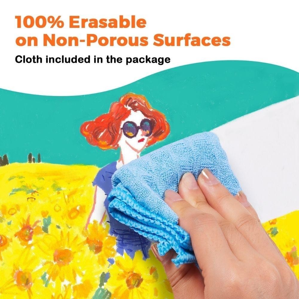 CRAYONES PARA CRISTAL, AZU 12 UN