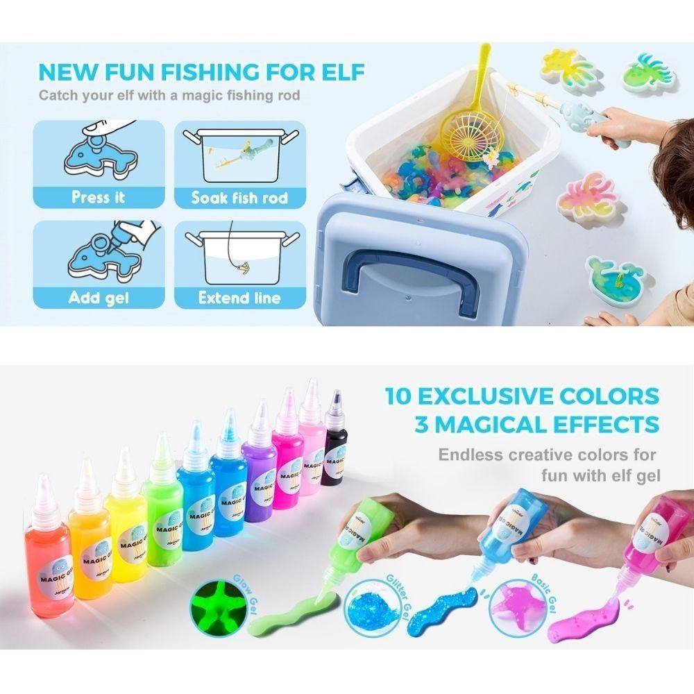 SET FIGURITAS DE GEL 3D EN AGUA