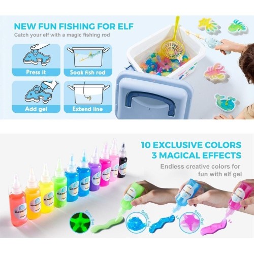 SET FIGURITAS DE GEL 3D EN AGUA