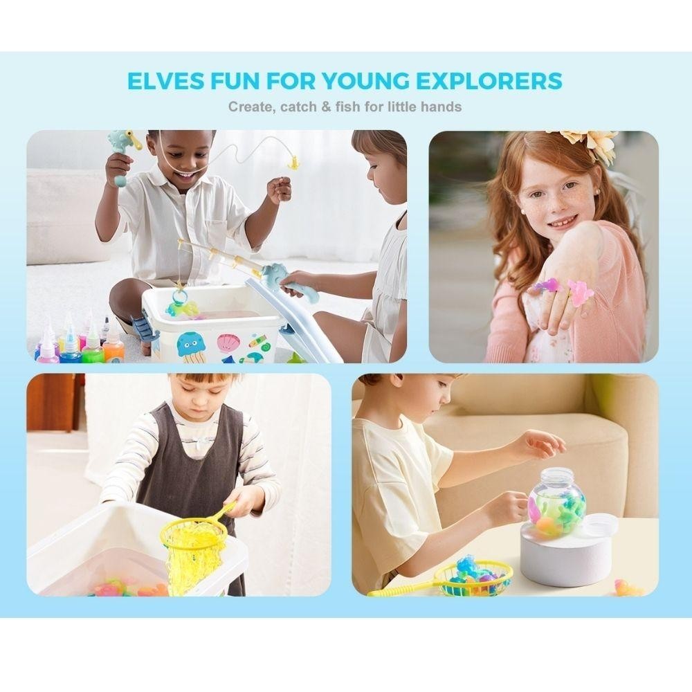 SET FIGURITAS DE GEL 3D EN AGUA