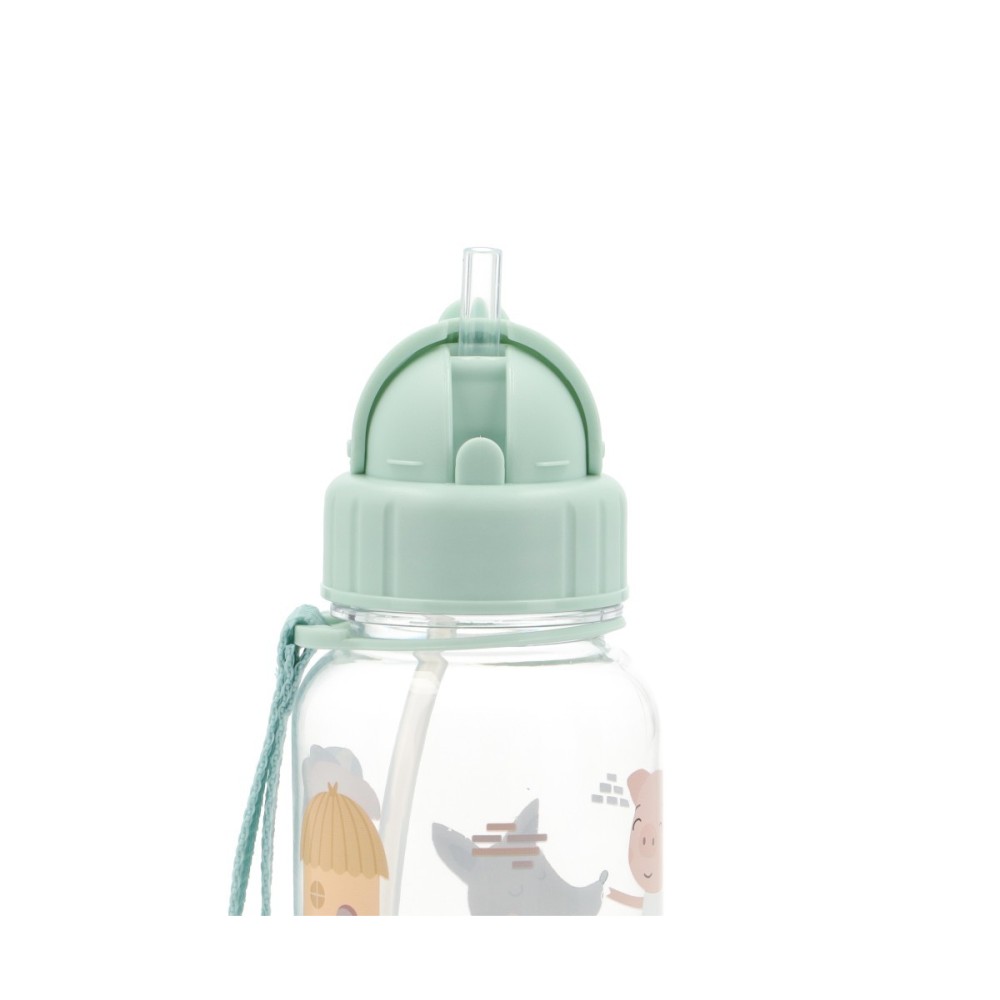 BOTELLA AGUA TRITAN  350 ML LOS 3 CERDITOS.