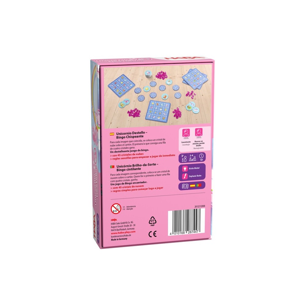 UNICORNIO DESTELLO-BINGO 2