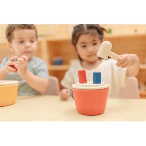 CUBO MARTILLO FORMAS MONTESSORI