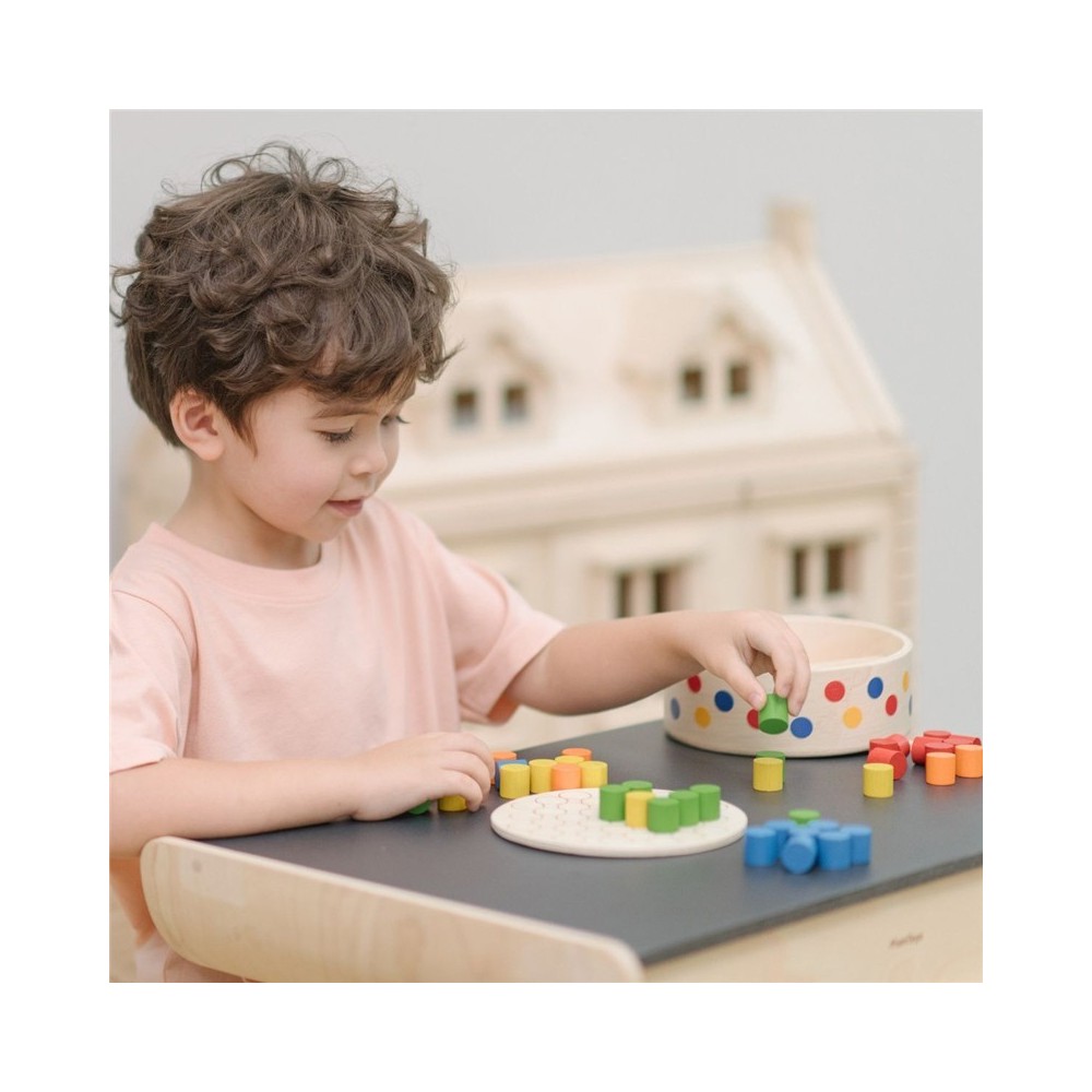 CAJA FICHAS CON PATRONES MONTESSORI