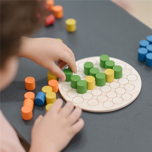 CAJA FICHAS CON PATRONES MONTESSORI