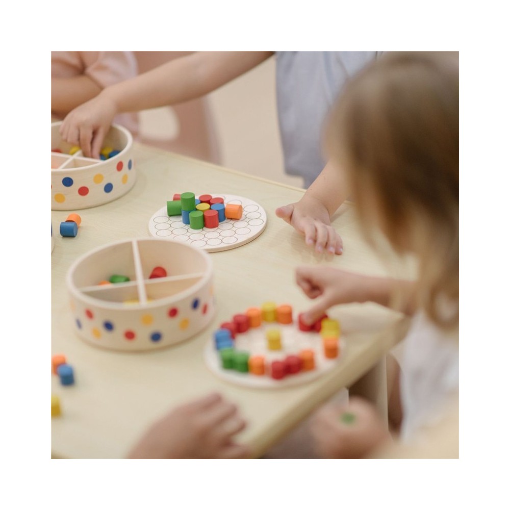 CAJA FICHAS CON PATRONES MONTESSORI