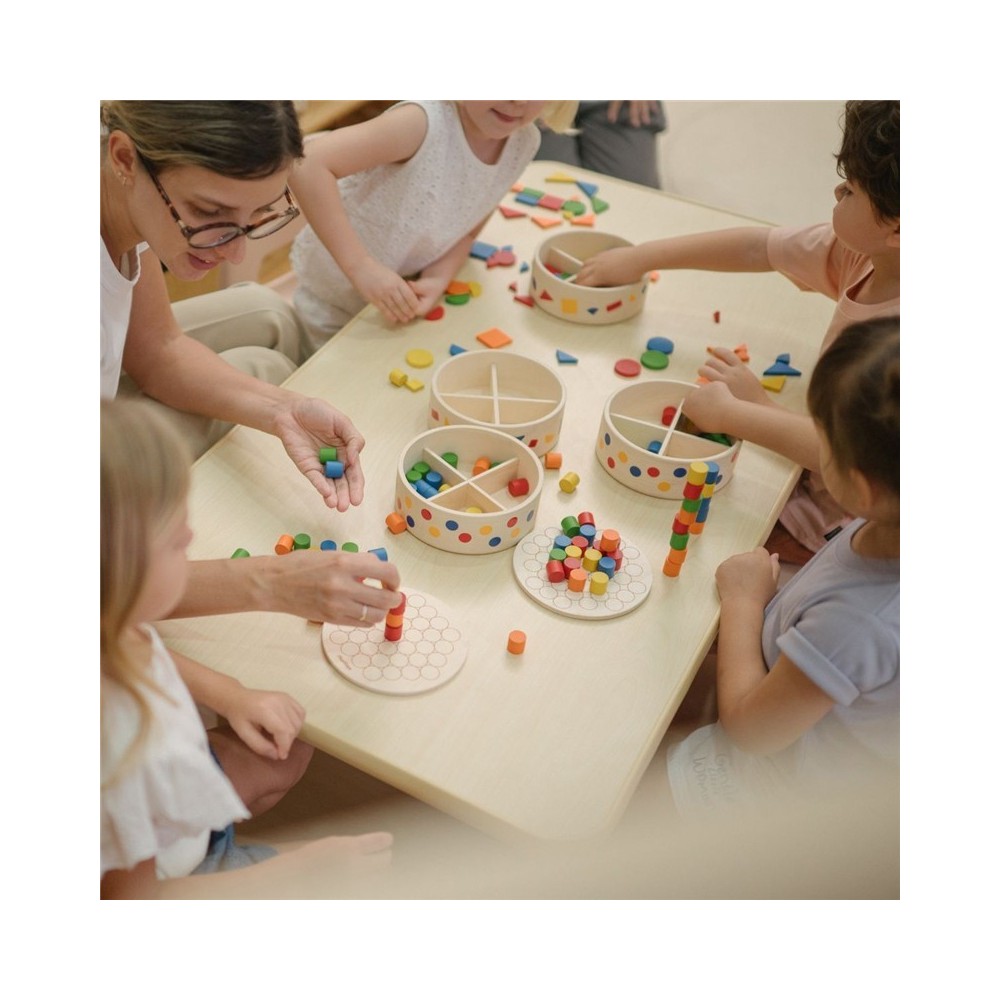 CAJA FICHAS CON PATRONES MONTESSORI