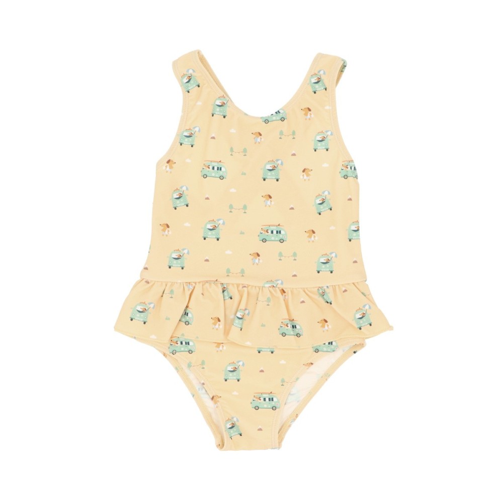 BAÑADOR CRUZADO CON VOLANTES SURF VAN