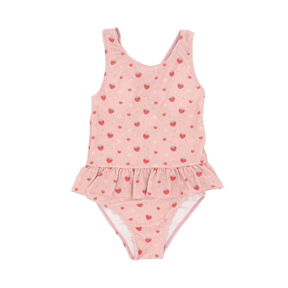 BAÑADOR CRUZADO CON VOLANTES STRAWBERRY