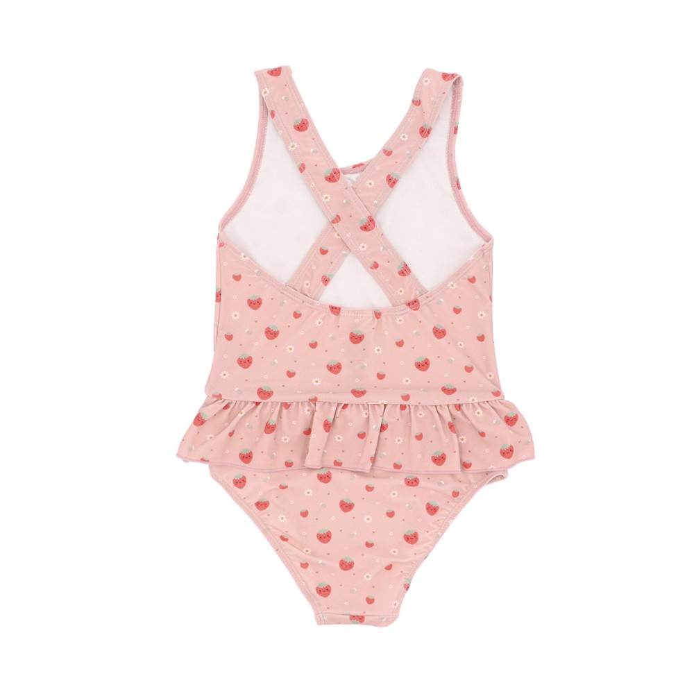 BAÑADOR CRUZADO CON VOLANTES STRAWBERRY