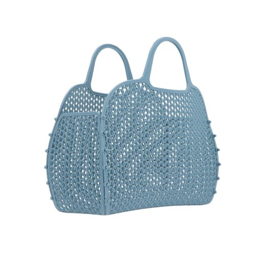 BOLSO RETRO VINTAGE AZUL CLARO