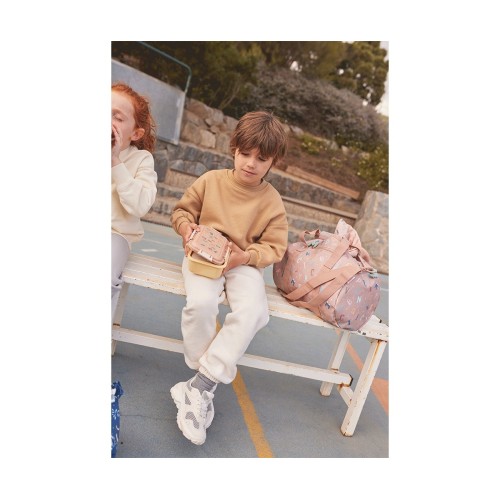 CAJA ALMUERZO BENTO MARRON