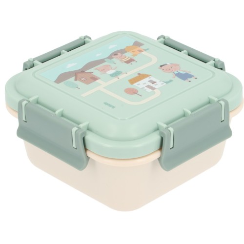 CAJA ALMUERZO GRANDE LOS 3 CERDITOS.