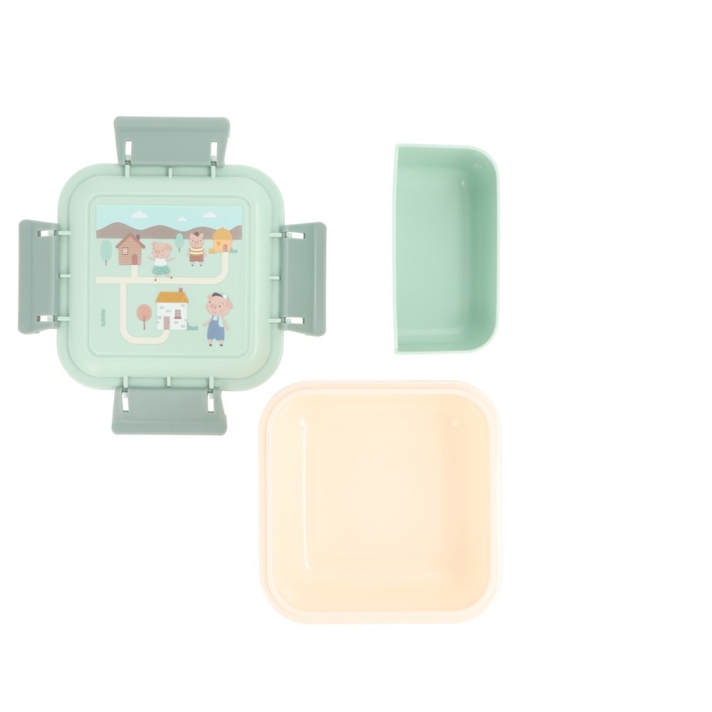 CAJA ALMUERZO GRANDE LOS 3 CERDITOS. 2