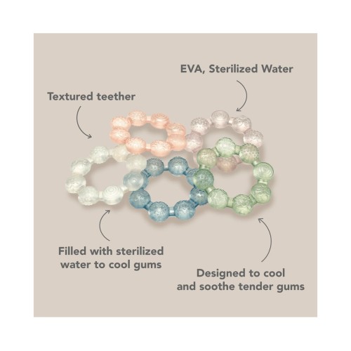 MORDEDOR REFIGERANTE DE ANILLA ROSA EMPOLVADO