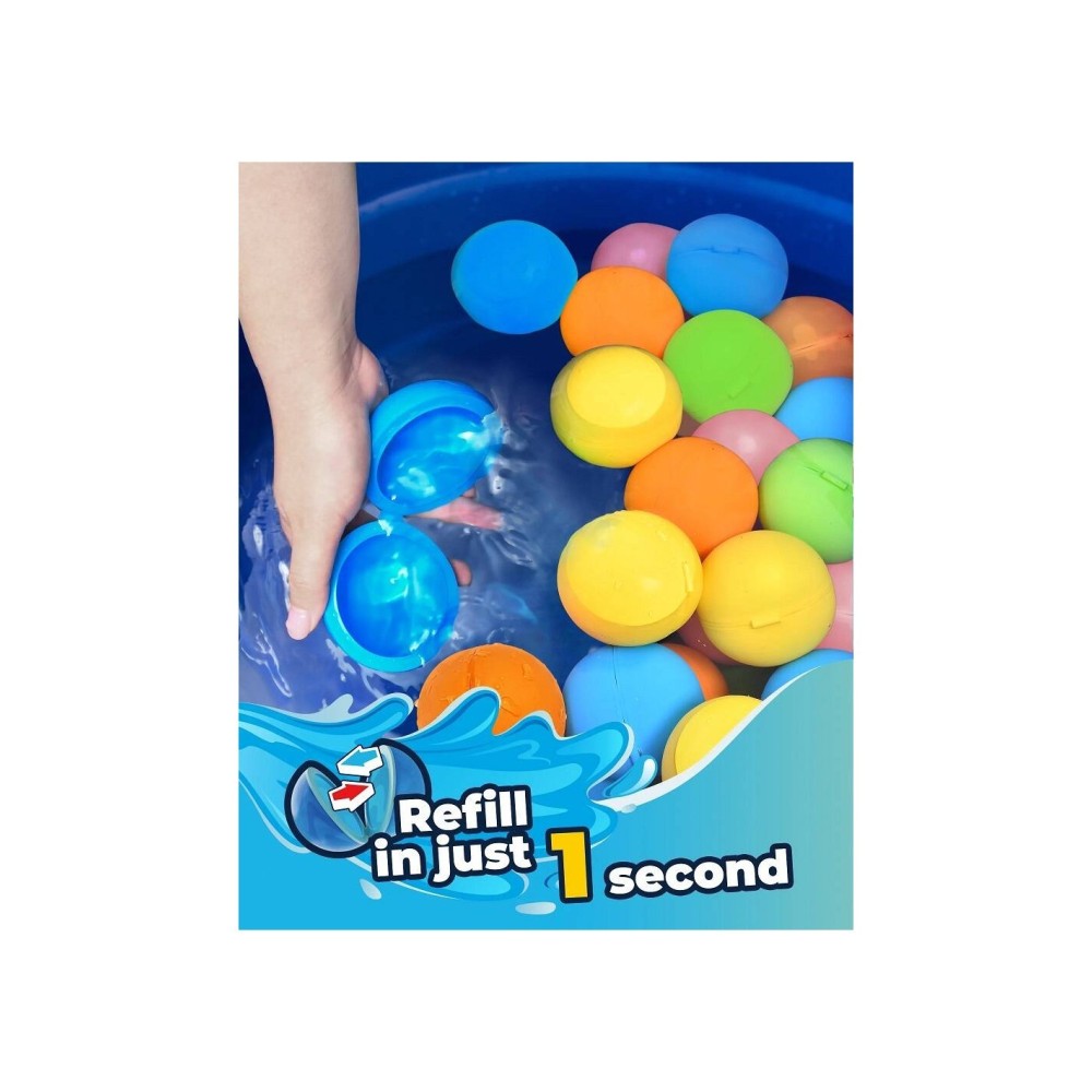 GLOBOS AGUA SOLID 6U.OPACOS