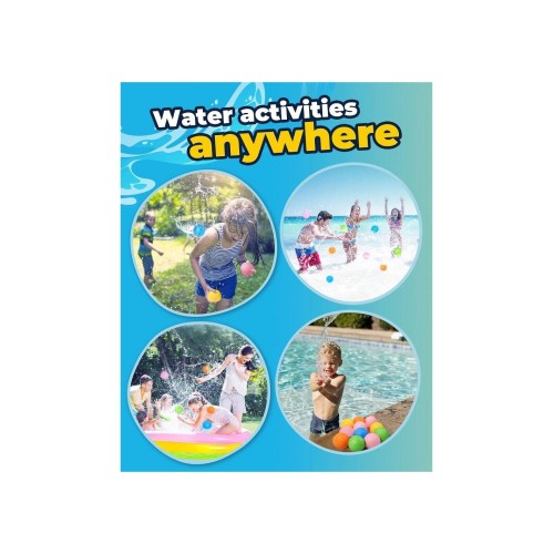 GLOBOS AGUA SOLID 6U.OPACOS