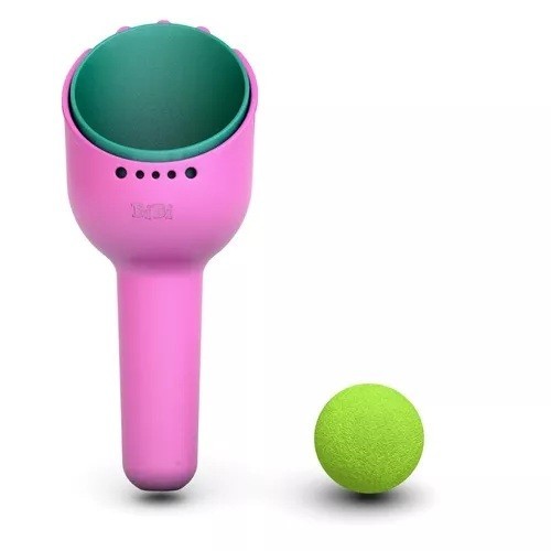 RAKBI SET DE PALAS Y RASTRILLO ROSA / TURQUESA