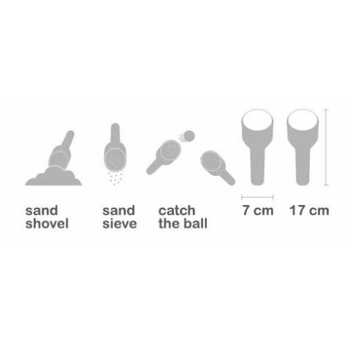 SIBI SET PALAS Y BOLA AZUL / VERDE