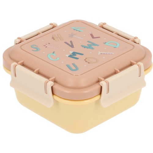 CAJA ALMUERZO GRANDE FUNNY LETTERS