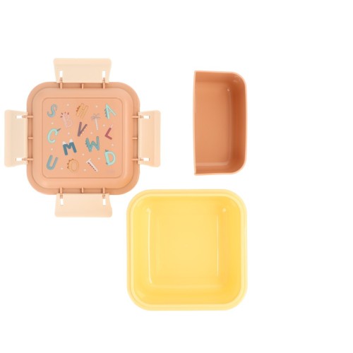 CAJA ALMUERZO GRANDE FUNNY LETTERS