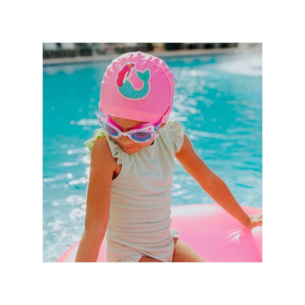 MERMAID SWIN CAP ROSA