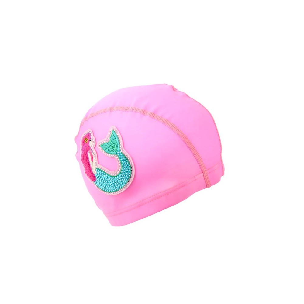 MERMAID SWIN CAP ROSA 2