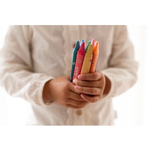 CRAYONES DE CERA ROSA